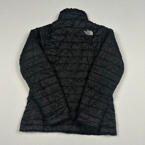The North Face Black Sherpa Lined Puffer Jacket - Picture 4 of 8